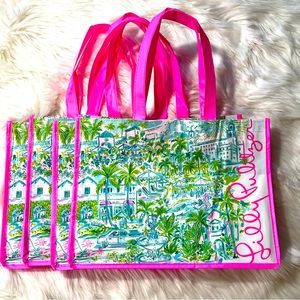 Lilly Pulitzer Medium Shopping Tote Bundle